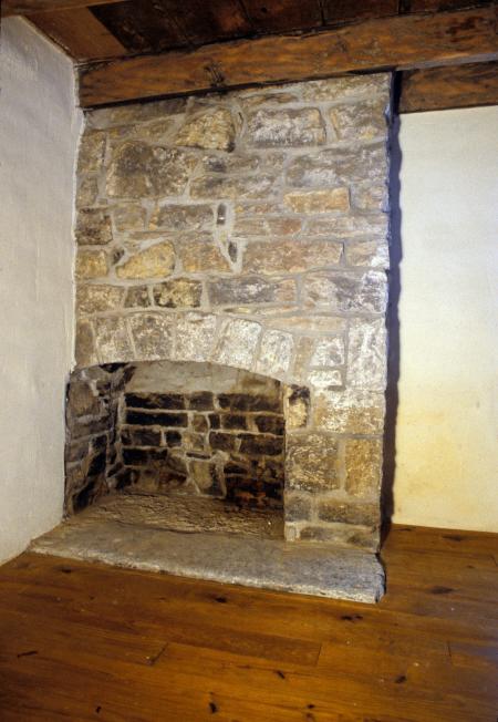 Asahel Wright Corner Fireplace